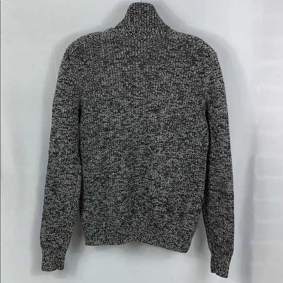 Theory Turtle Neck Cropped Thick Knit Sweater SZ L - Picture 6 of 9